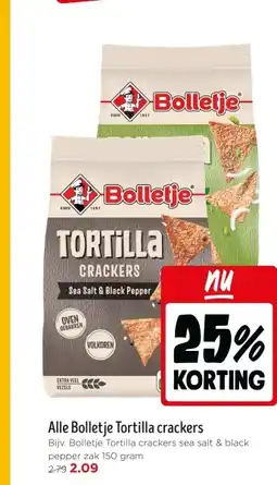 Jumbo Alle Bolletje Tortilla crackers aanbieding
