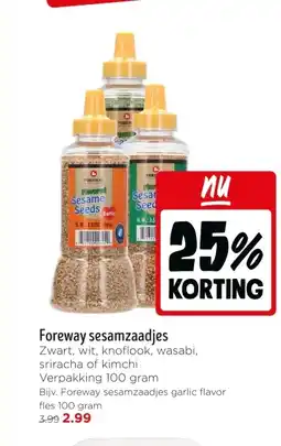 Jumbo Foreway sesamzaadjes aanbieding