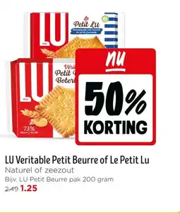 Jumbo LU Veritable Petit Beurre of Le Petit Lu aanbieding