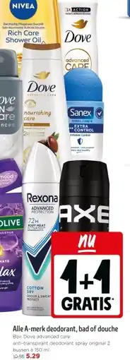 Jumbo Alle A-merk deodorant, bad of douche aanbieding