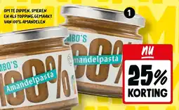 Jumbo Om te dippen, smeren en als topping,gemaakt van 100% amandelen aanbieding