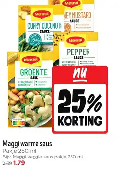 Jumbo Romig en fris Hollandaise Maggi warme saus aanbieding