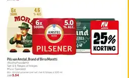 Jumbo Pils van Amstel, Brand of Birra Moretti aanbieding