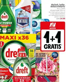 Jumbo Alle Dreft, Swiffer, Antikal of Ambi Pur aanbieding