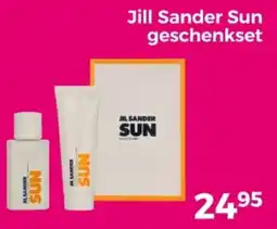 Trekpleister Jill Sander Sun geschenkset aanbieding