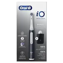 Etos Oral-B iO 3 White Clean Zwart Elektrische Tandenborstel aanbieding