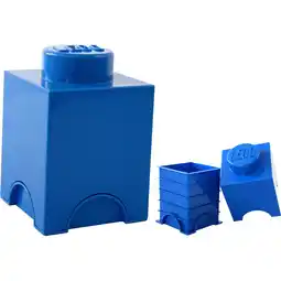 Alternate Room Copenhagen LEGO Storage Brick 1 Blauw opbergdoos aanbieding