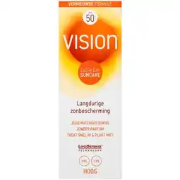 Etos Vision Zonnebrand SPF50 180 ML aanbieding