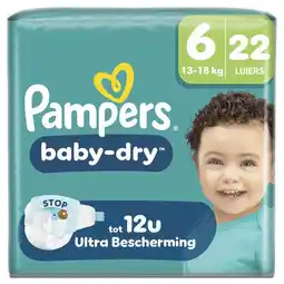 Etos Pampers Baby Dry Luiers Maat 6 13-18 KG 22 stuks aanbieding
