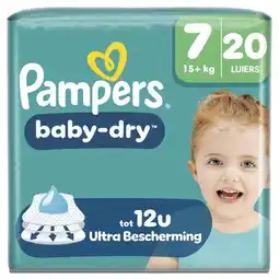 Etos Pampers Baby Dry Luiers Maat 7 15+ KG 20 stuks aanbieding