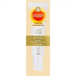 Etos Vision Zonnebrand Face Fluid SPF30 50 ML aanbieding
