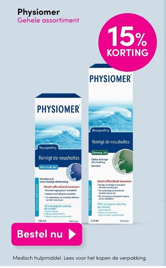 DA Physiomer aanbieding