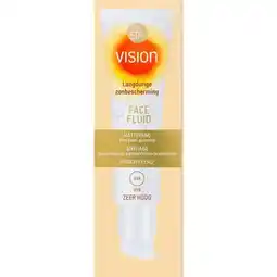 Etos Vision Face Fluid Zonnebrand SPF50+ 50 ML aanbieding