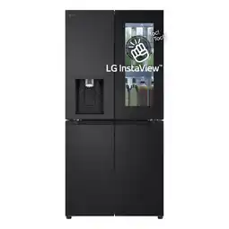 Bol.com LG InstaView GMG860EPBE - French door - Amerikaanse koelkast - Zwart aanbieding