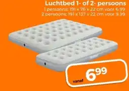 Trekpleister Luchtbed 1- of 2-persoons aanbieding