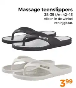 Trekpleister Massage teenslippers aanbieding
