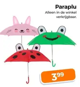 Trekpleister Paraplu aanbieding