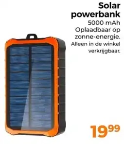 Trekpleister Solar powerbank aanbieding