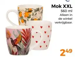 Trekpleister Mok XXL aanbieding