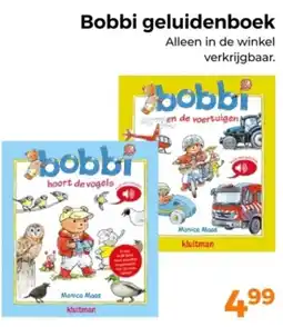 Trekpleister Bobbi geluidenboek aanbieding