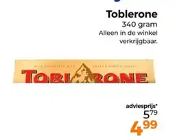 Trekpleister Toblerone aanbieding