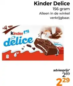Trekpleister Kinder delice aanbieding