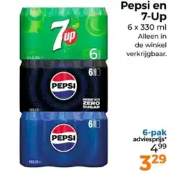 Trekpleister Pepsi en 7-Up aanbieding