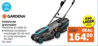 Albert Heijn Gardena Elektrische grasmaaier aanbieding