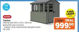 Albert Heijn Tuinkas Potting shed aanbieding
