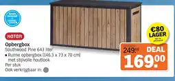 Albert Heijn Opbergbox Southwood Pine aanbieding
