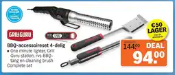 Albert Heijn BBQ-accessoireset 4-delig aanbieding