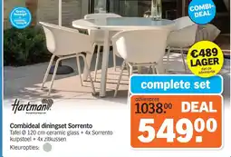 Albert Heijn Combideal diningset Sorrento aanbieding