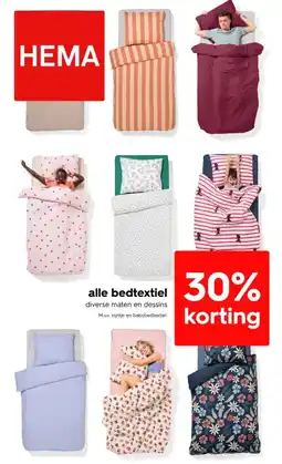 HEMA Alle bedtextiel aanbieding