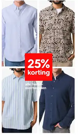 HEMA Alle heren- overhemden aanbieding