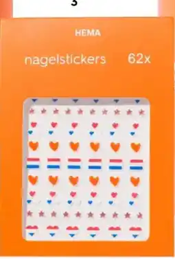 HEMA Nagelstickers aanbieding