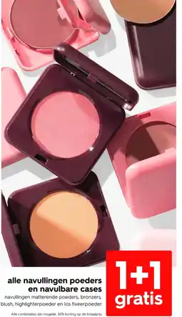 HEMA Alle navullingen poeders en navulbare cases aanbieding