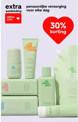 HEMA Persoonlijke verzorging voor elke dag aanbieding