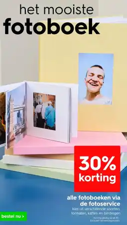 HEMA Alle fotoboeken via de fotoservice aanbieding