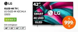 Expert LG OLED 4K 42C54LA (2025) aanbieding