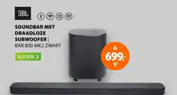 Expert SOUNDBAR MET DRAADLOZE aanbieding