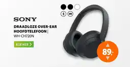 Expert Sony WH-CH720N Zwart aanbieding