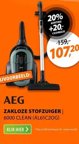 Expert AEG 6000 CLEAN (AL61C2OG) Groen aanbieding