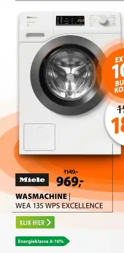 Expert Miele WEA 135 WPS Excellence aanbieding
