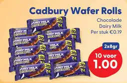 Die Grenze Cadbury Wafer Rolls aanbieding
