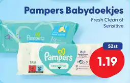 Die Grenze Pampers Babydoekjes aanbieding
