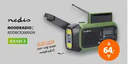 Expert Nedis RDDBCR2000GN Noodradio Groen aanbieding