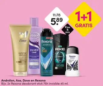 DA Andrélon, Axe, Dove en Rexona aanbieding