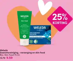 DA Weleda Gezichtsreiniging, -verzorging en skin food aanbieding