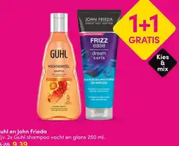 DA Guhl en John Frieda aanbieding
