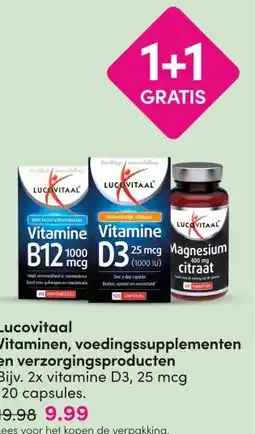 DA Lucovitaal Vitaminen, voedingssupplementen en verzorgingsproducten aanbieding